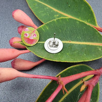erin.k creative studio - A BUSH WALK - Gum Blossom disc studs