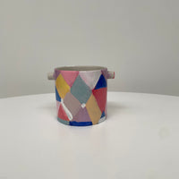 Hand Painted Clare Whitney -Ceramic Pot | 10cmx10cm