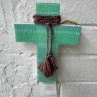 HAND PAINTED CROSS