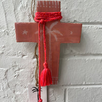HAND PAINTED CROSS