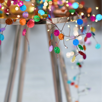 Confetti String - Colourful Decorative Fairy Lights: Plug In