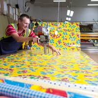 MEXICAN OILCLOTH TABLECLOTH | The Colours of Mexico by BenElke | 120cm x 250cm