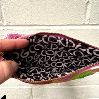 Confetti Pink Velvet Cosmetics Purse