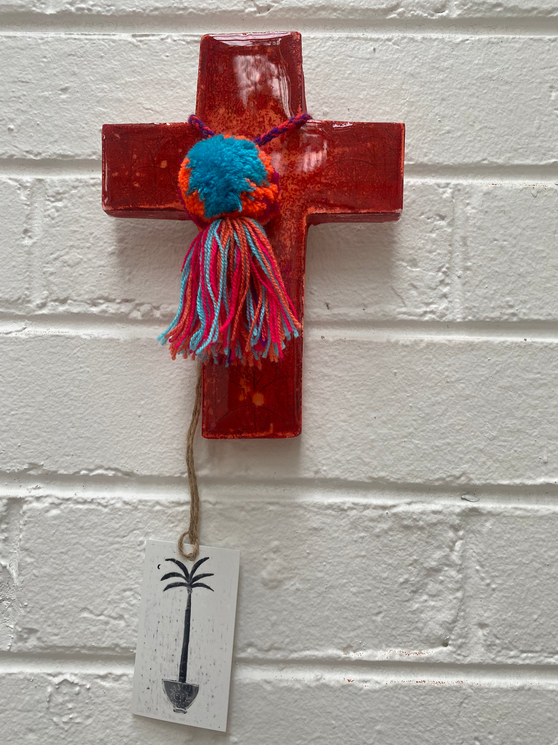 HAND PAINTED CROSS