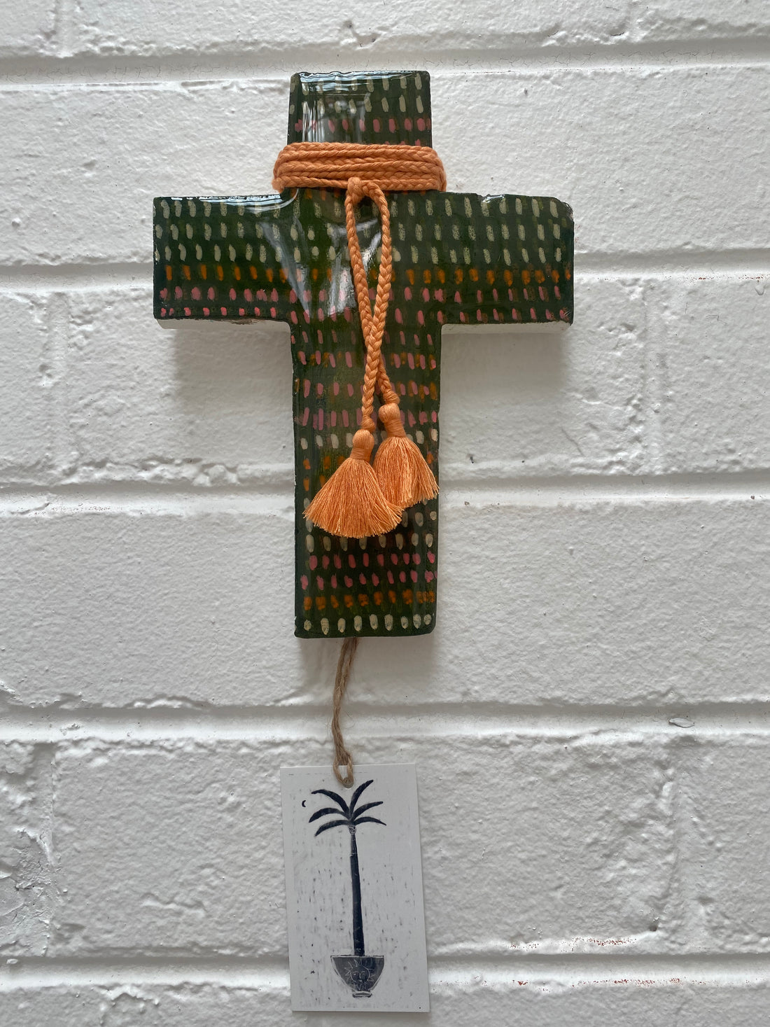 HAND PAINTED CROSS