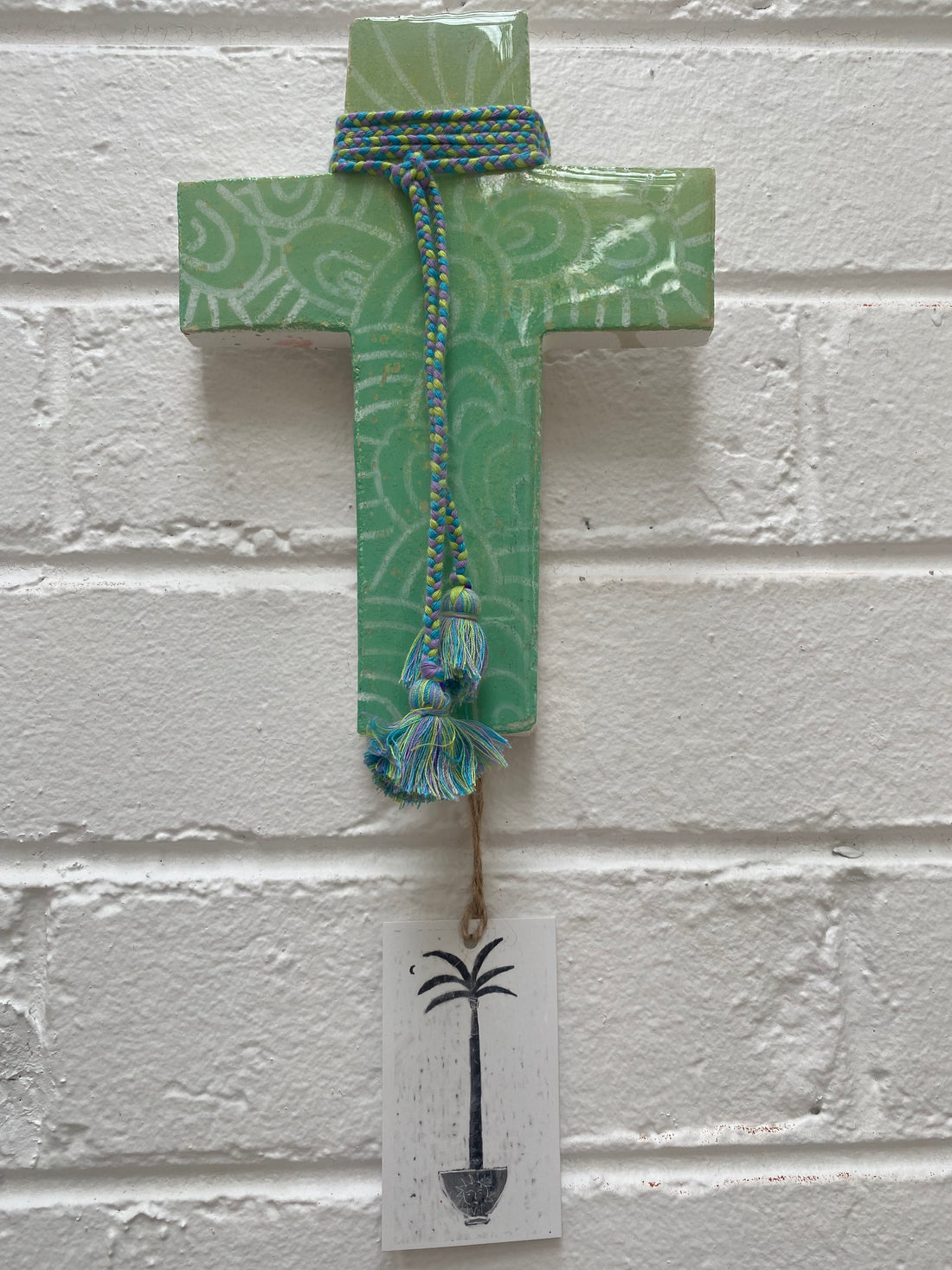 HAND PAINTED CROSS