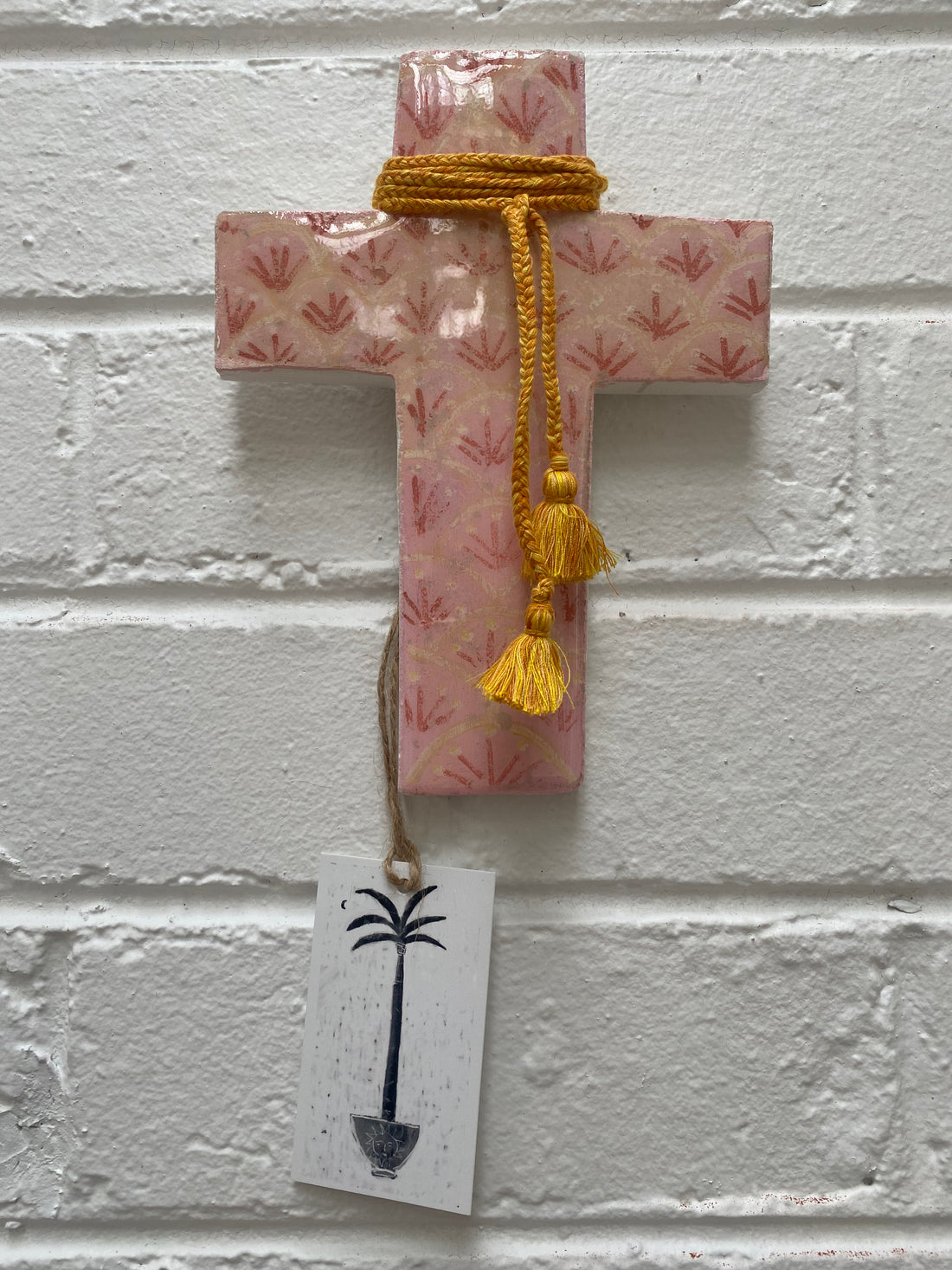HAND PAINTED CROSS