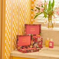 Kip & Co x Jenny Kee Goddesses Velvet Jewellery Box | small