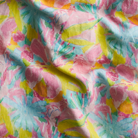 Kip&Co x Ken Done Pastel Blooms Linen Tea Towel