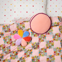 Plum Jam Velvet Pea Cushion