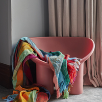 Rainbow Love Woven Throw