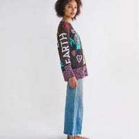 Jenny Kee + Kip&Co | Earth First Peace Always Knit Sweater