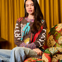 Jenny Kee + Kip&Co | Earth First Peace Always Knit Sweater