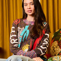 Jenny Kee + Kip&Co | Earth First Peace Always Knit Sweater