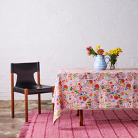 Meandering Meadow Linen Tablecloth | Standard Rectangular