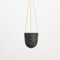 Terrazzo Hanging Pot | Midnight Terrazzo