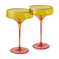 Tropical Punch Margarita Glass | 2P Set