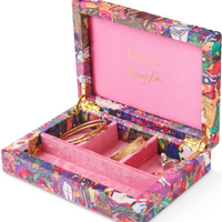 Kip & Co x Jenny Kee Goddesses Velvet Jewellery Box | small