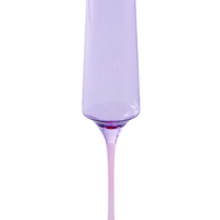 Lilac Colour Block Champagne Glasses | set of 2