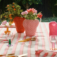 Pink Pineberry Vase