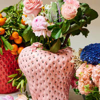 Pink Pineberry Vase