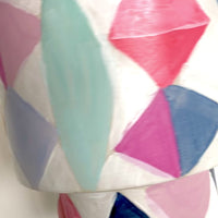 Clare Whitney Hand Painted Pot | pedestal