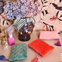 Poppy Queen Velvet Cosmetics Purse