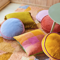 Mango Daiquiri Velvet Pea Cushion