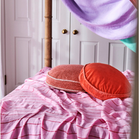 Watermelon Velvet Pea Cushion