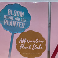 Affirmation Plant Stake