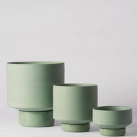 Angus & Celeste Grow Planter Sizes in Olive Green