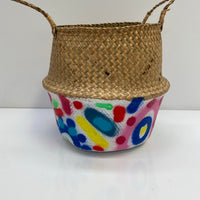 Clare Whitney hand painted basket