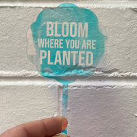 Affirmation Plant Stake