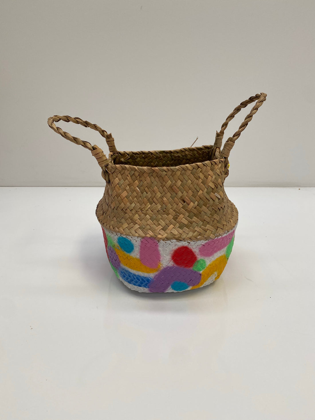 Clare Whitney hand painted basket