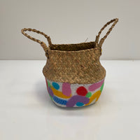 Clare Whitney hand painted basket