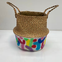 Clare Whitney hand painted basket