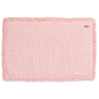 PEACH BUD WAFFLE BATH MAT one size