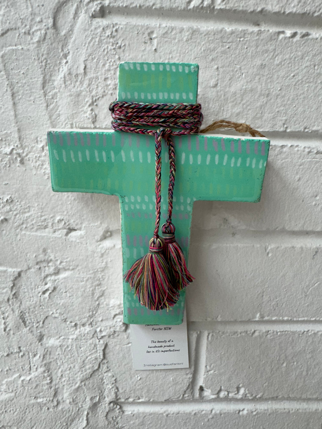 HAND PAINTED CROSS