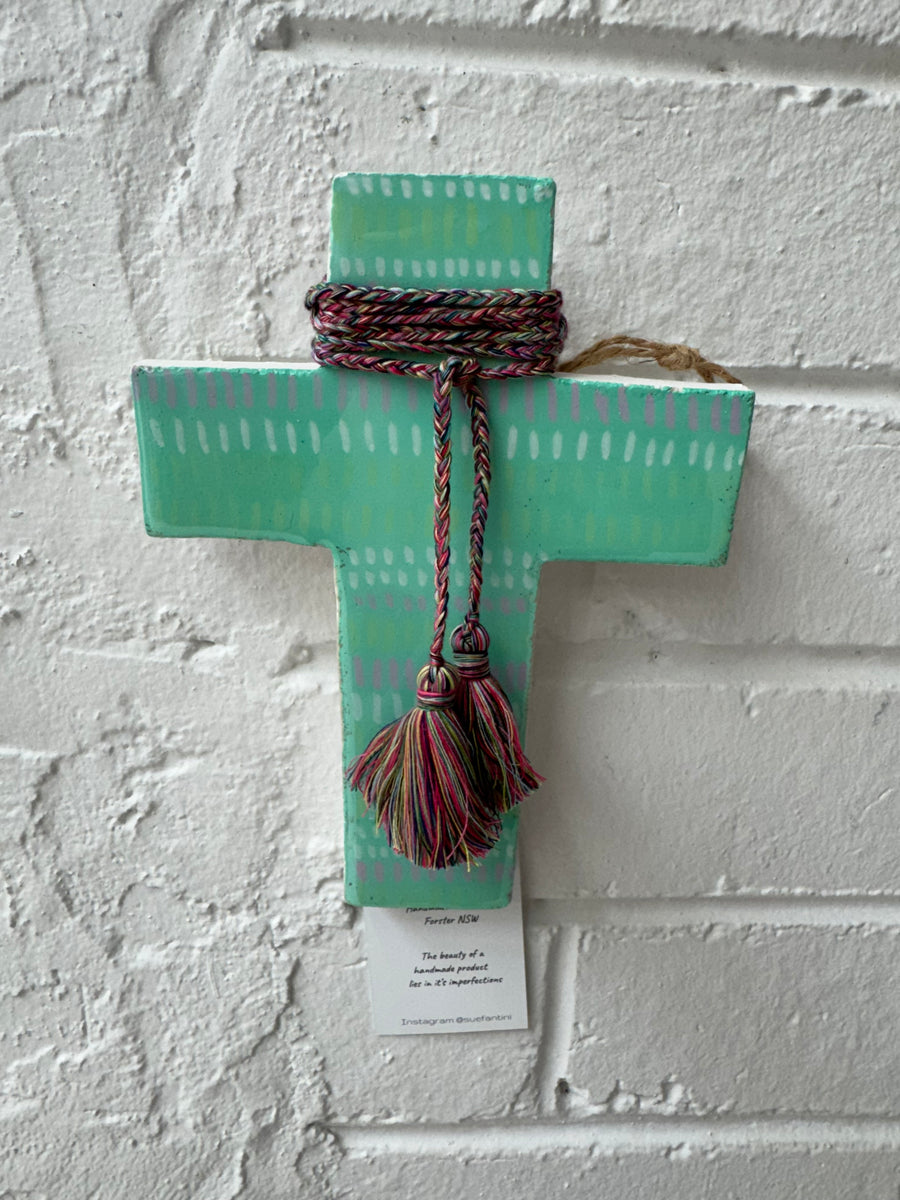 HAND PAINTED CROSS