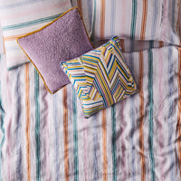 Stripes of Paros Embroidery Cushion | KIP&CO