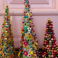 Beaded Christmas Trees