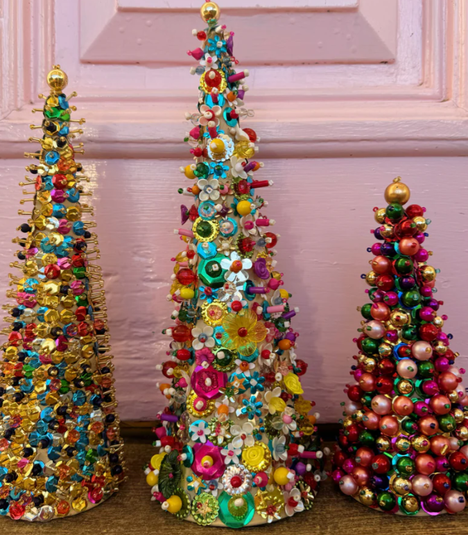 Beaded Christmas Trees