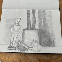 Observational Drawing Workshop with Christina Darras | series 1 | pencil, charcoal, ink