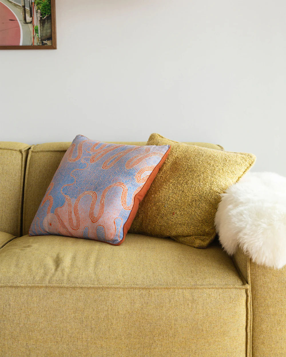 Kalaya Ngura - Emu Country Upholstery Cushion | Kip&Co x Ernabella