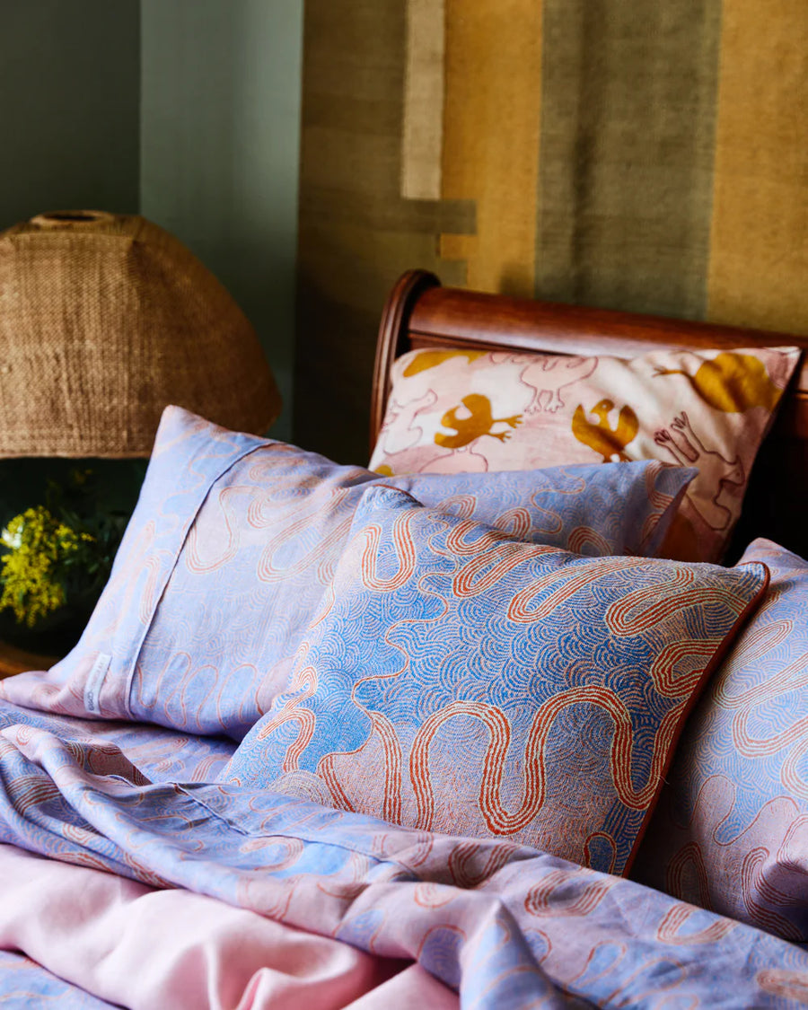 Kalaya Ngura - Emu Country Upholstery Cushion | Kip&Co x Ernabella