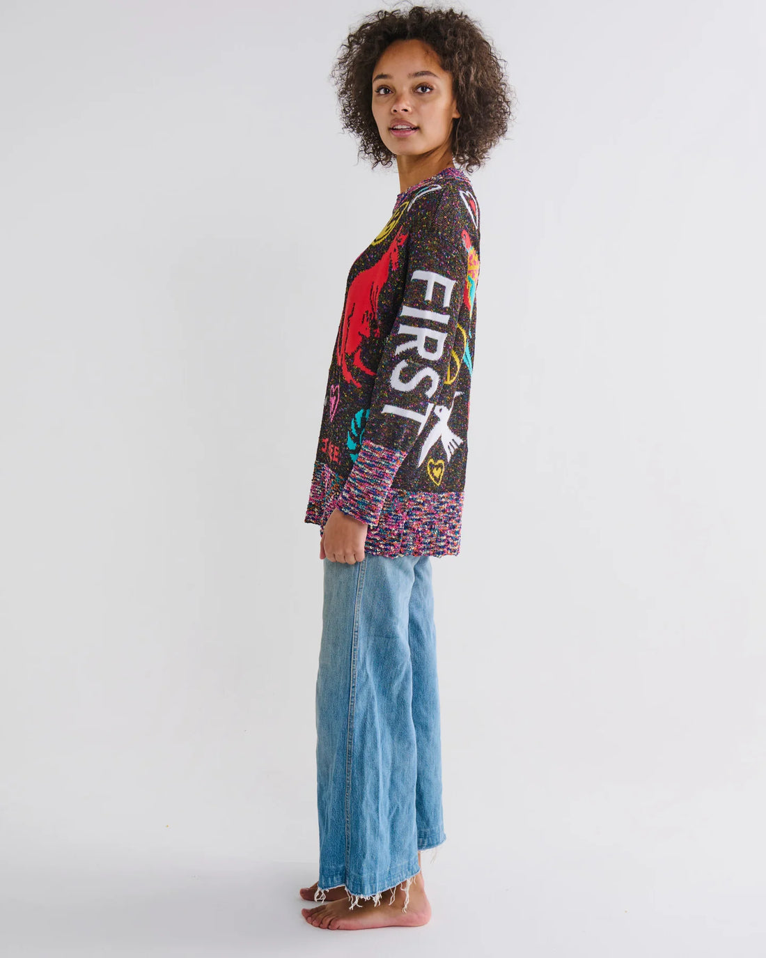 Jenny Kee + Kip&Co | Earth First Peace Always Knit Sweater