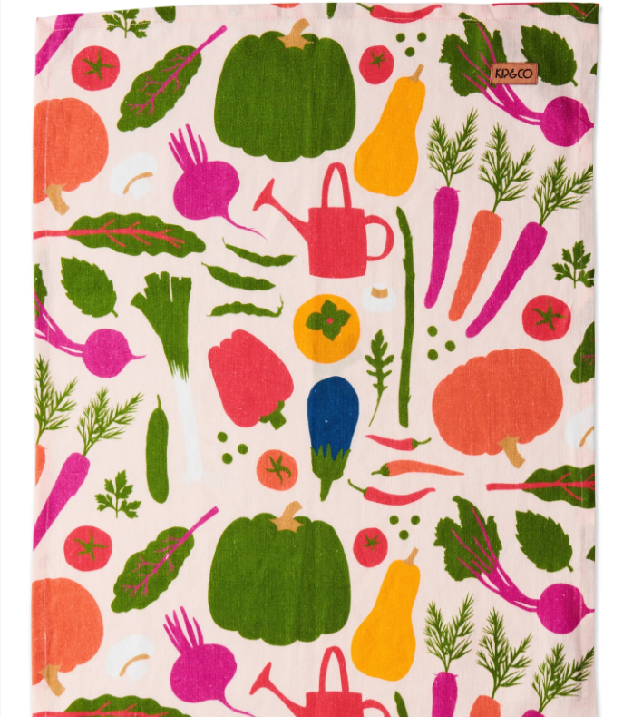 KIP&CO x Stephanie Alexander Stephanie's Harvest Linen Tea Towel