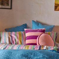 Plum Jam Velvet Pea Cushion