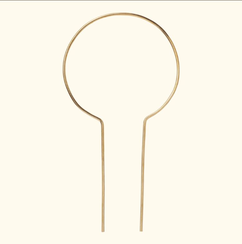 IVY MUSE brass plant CIRCLE