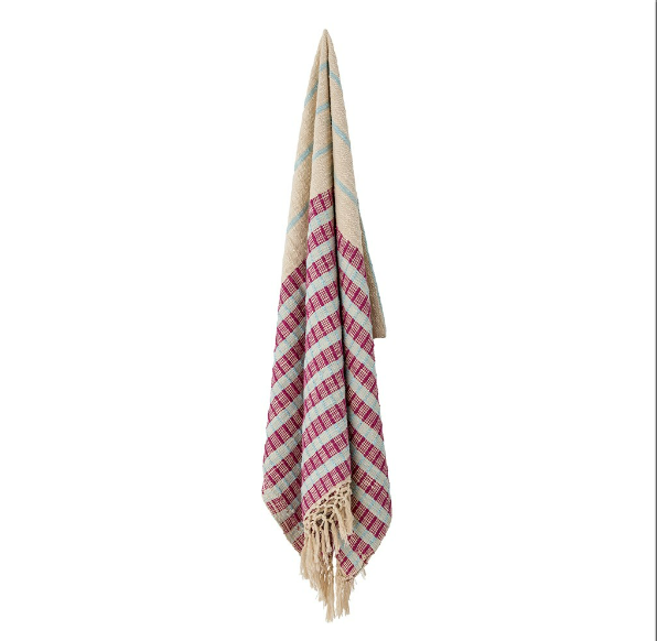 BLOOMINGVILLE - FAUSIA THROW,  COTTON